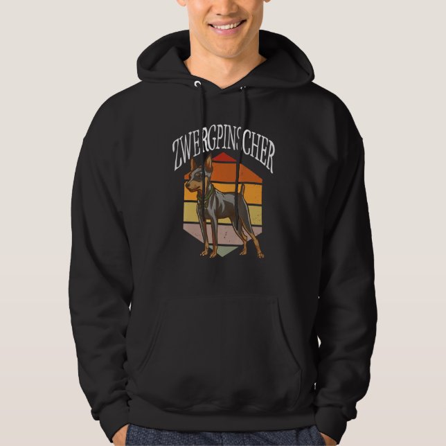 Veste À Capuche Zwergpinscher - Dog Identification - Dogs Lover -  (Devant)