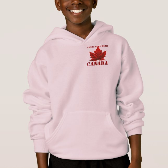 Veste Canada pour enfant Sweat - shirt à capuche c (Devant)