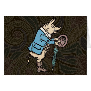 Veste de porc Piggy mignonne Formelle Antique