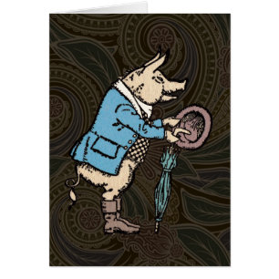 Veste de porc Piggy mignonne Formelle Antique