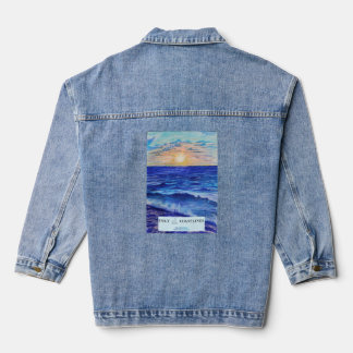 Veste Denim au coucher du soleil