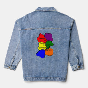 Veste Denim Autism toujours unique