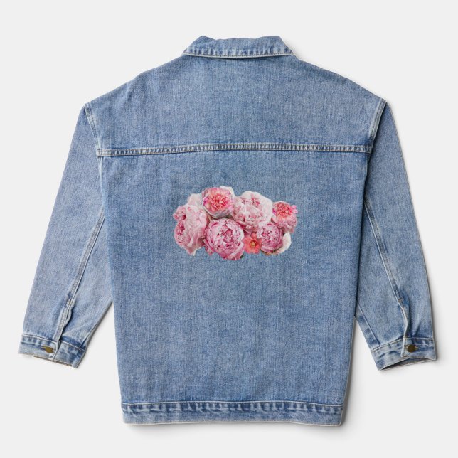 Veste Denim avec fleurs (Verso)