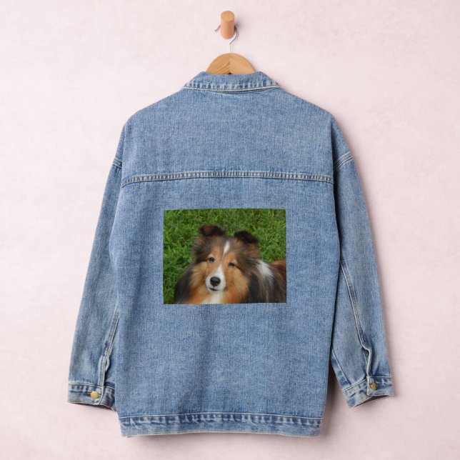 Veste Denim avec image Sheltie (Hangar)