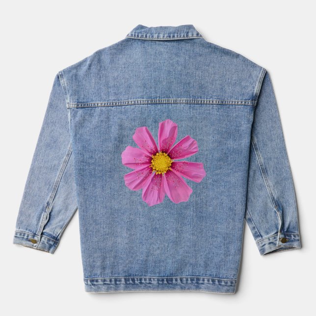 Veste Denim de chimie des fleurs (Verso)