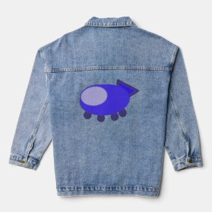 Veste Denim de vaisseau bleu