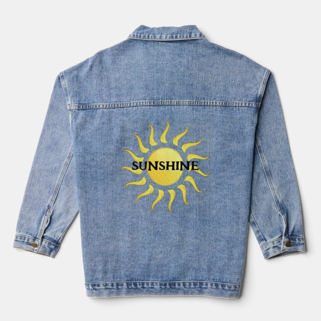 Veste Denim Design Sunshine (Verso)