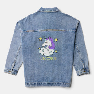 Veste Denim Design Unicorn