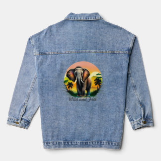 Veste Denim Elephant Femme