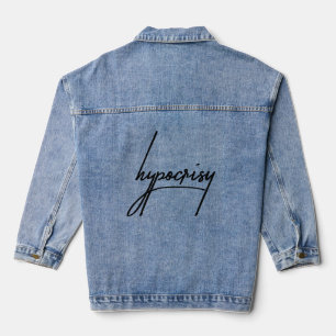Veste Denim féminin d'hypocrisie