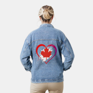 Veste Denim fête du Canada