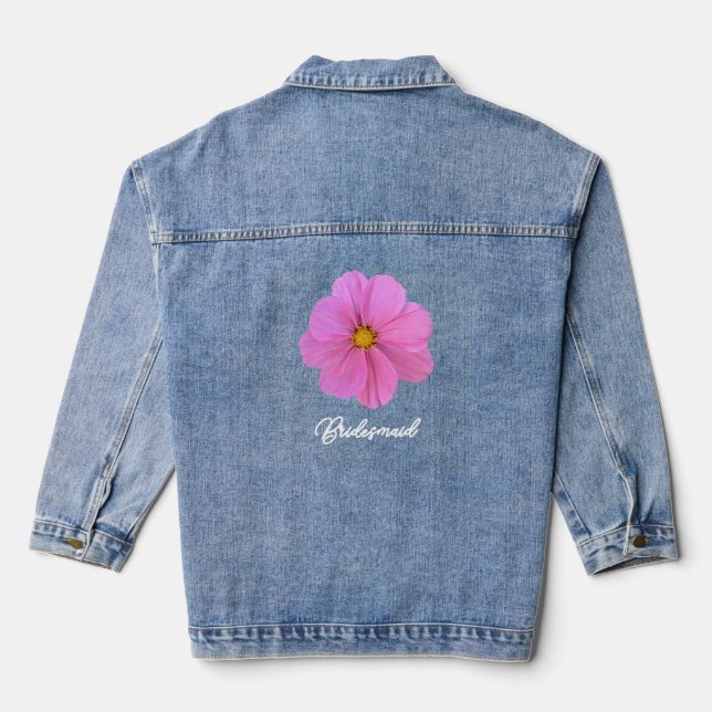 Veste Denim Flower Bridesmaid (Verso)
