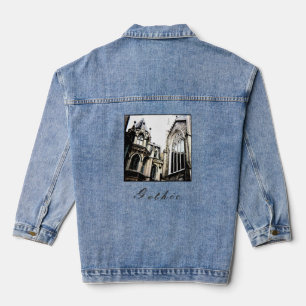 Veste Denim 'gothique'