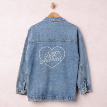 Veste Denim juste mariée