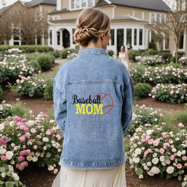 Veste Denim Maman de baseball (Mariage Retour)