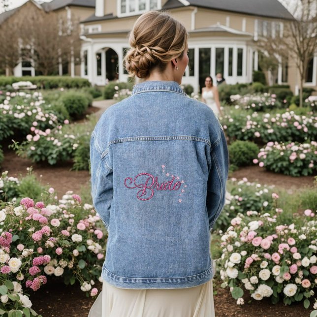 Veste Denim, mariée rose étincelante (Créateur téléchargé)