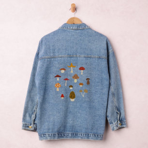 Veste Denim pour champignons d'automne