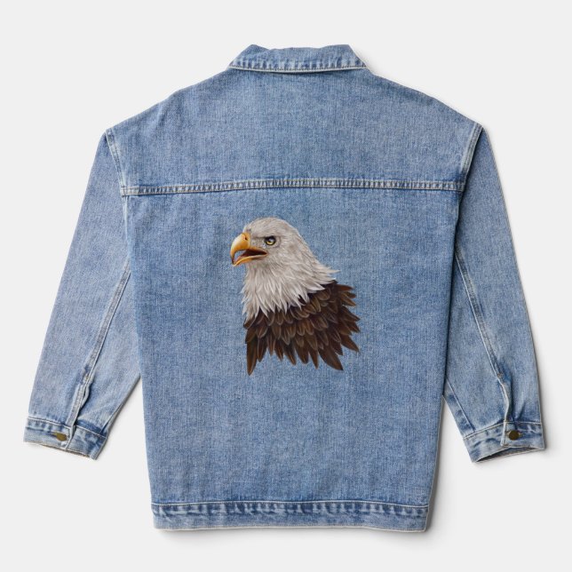 Veste Denim pour femmes amérindiennes de l'aigle à (Verso)