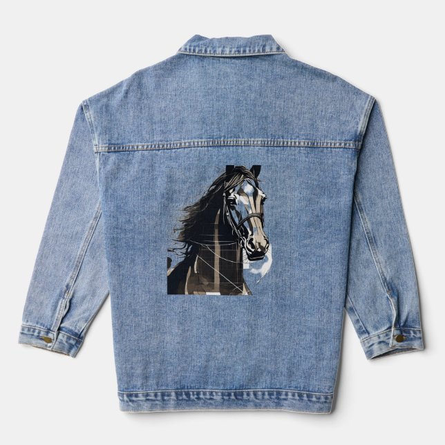 Veste Denim pour femmes (Jean Jacket), Denim (Verso)