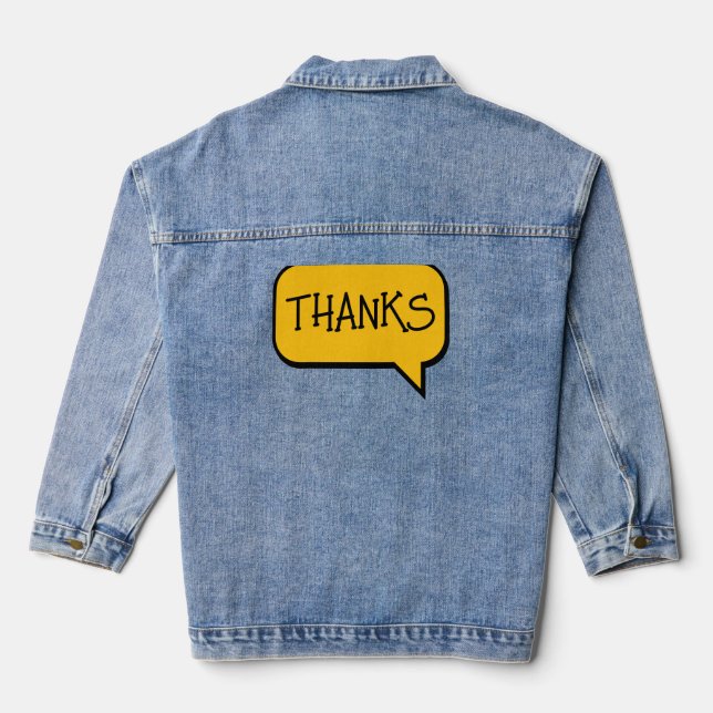 Veste en denim (Verso)