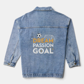 Veste en denim avec logo Passion Goal