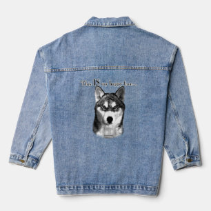 Veste en denim Happy Face Husky