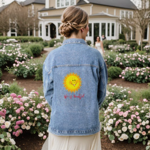 Veste en Denim La vie est Belle Soleil Floral