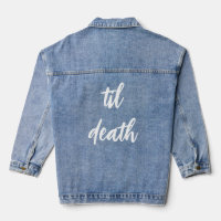 Veste en jean amusante pour enterrement de vie de