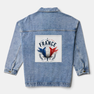 Veste en jean Coupe de Football de France 2026