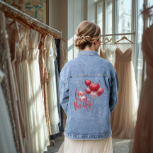 Veste en jean Love Is In The Air
