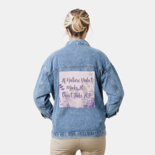 Veste en jean Nature