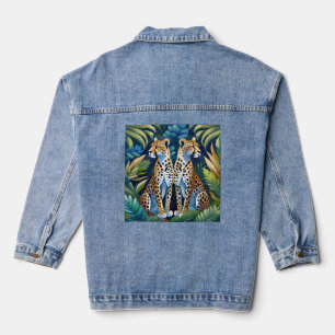 Veste en jean Panther Fierce and Bold