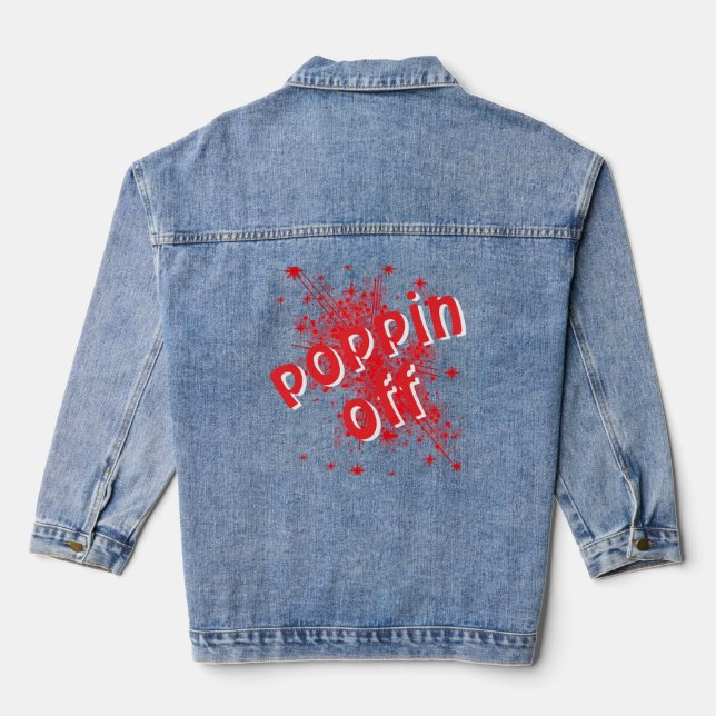 Veste en jean Poppin Off (Verso)