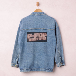 Veste en jean rétro de la culture P-Pop | Audacieu