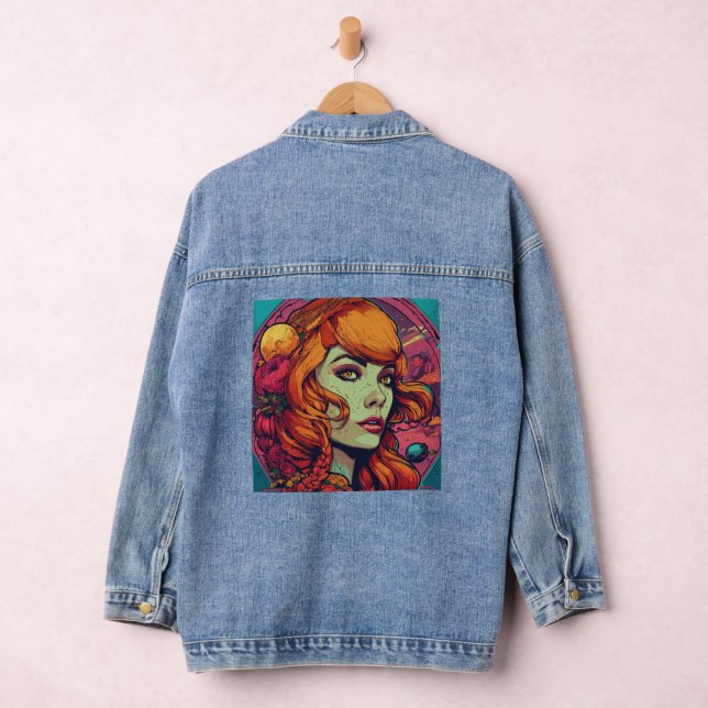 "Veste imprimée en dessin animé et brillante pour  (Hangar)