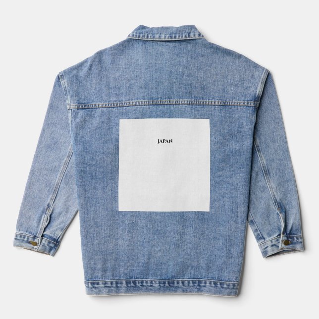 Veste japonaise minimaliste (Verso)