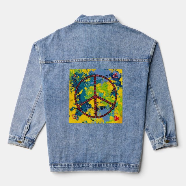 Veste Peace Boho Denim (Verso)
