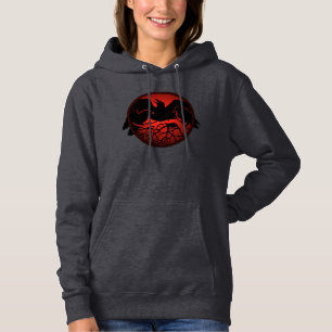 Veste Sweat - shirt à capuche corbeau Veste d'art 