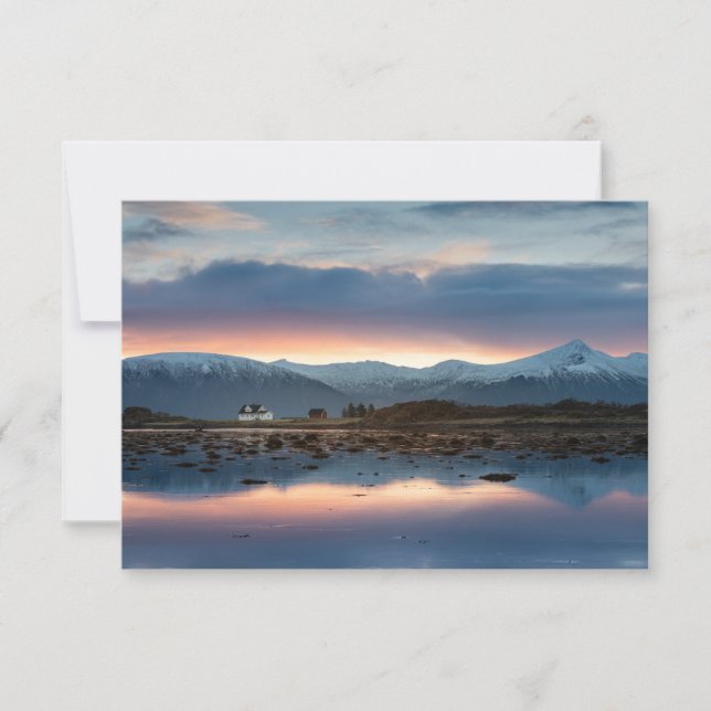 Vesterinseln Norwegen Karte (Vorderseite)