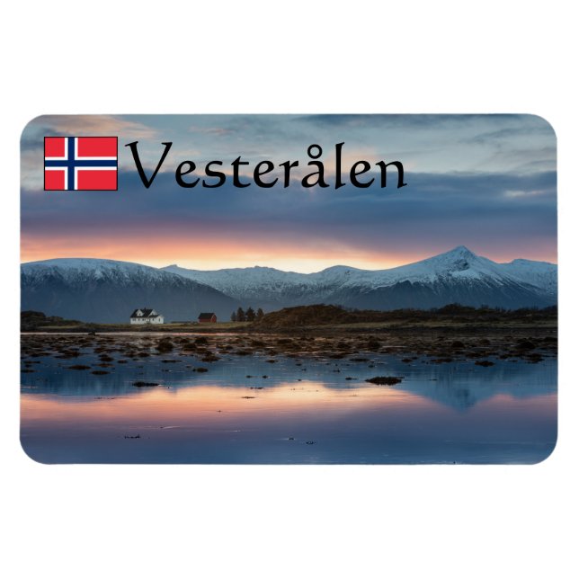 Vesterinseln Norwegen Magnet (Horizontal)