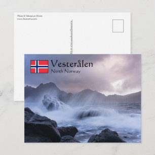 Vesterinseln Norwegen Postkarte