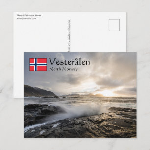 Vesterinseln Norwegen Postkarte