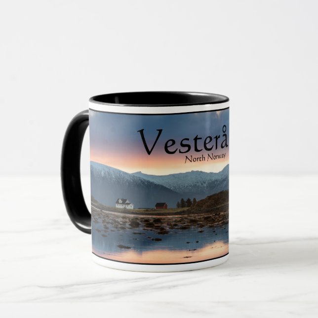 Vesterinseln Norwegen Tasse (Vorderseite Links)