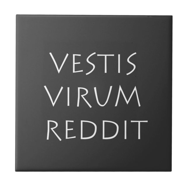 Vestis virum reddit fliese (Vorderseite)