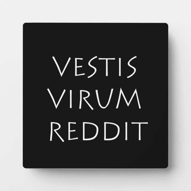 Vestis virum reddit fotoplatte (Vorderseite)