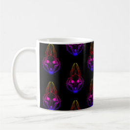 Vestons Synthwave Crâne Coffee Mug