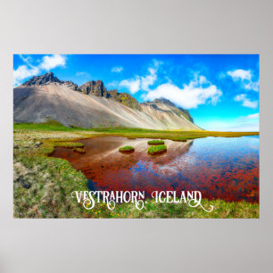 Vestrahorn Mountains, Island Poster
