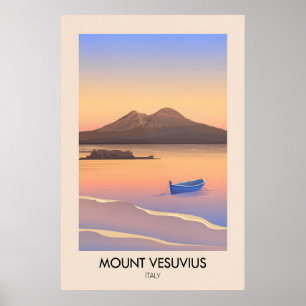 Vesuv Italien Reiseplakat Poster