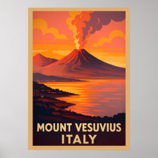 Vesuv Italien V04 Poster