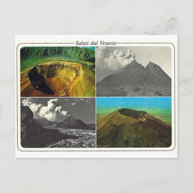 Vesuvio Napoli Postkarte (Vorderseite)